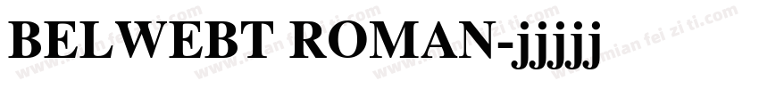BELWEBT ROMAN字体转换